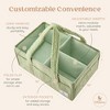 Babylicious Baby Diaper Caddy, Newborn Changing Table Organizer for Wipes and Diapers - 3 of 4