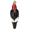 Old World Christmas Glass Blown Ornament for Christmas Tree, Red Headed Woodpecker - 2 of 4
