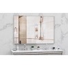 Vynxaria 60"x40" Oversized Modern Rectangle Bathroom Mirror with Silver Frame Decorative Large Wall Mirrors for Bathroom Living Room - 4 of 4