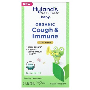 Hyland's Naturals Baby, Organic Cough & Immune, Daytime, 12+ Months, 2 fl oz (59 ml) - 1 of 3