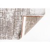 Gray and Beige Abstract Non Skid Area Rug - 4 of 4