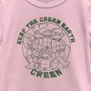Girl's Teenage Mutant Ninja Turtles Keep the Earth Green T-Shirt - 2 of 4