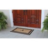 A1HC Rubber & Coir Flocked Doormat 30"x48", Anti-Shed, Heavy Duty for Front Door Monogrammed Mat - 3 of 4