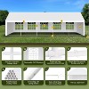 Outdoor Heavy Duty Party Tent, Heavy Duty Outdoor Wedding Tent with Large Roof - 3 of 4