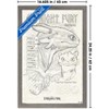 Trends International How To Train Your Dragon (2025) - Toothless Illustration Framed Wall Poster Prints - 3 of 4