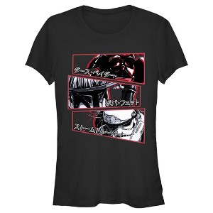 Juniors Womens Star Wars: Visions Anime Panels T-Shirt - 1 of 4