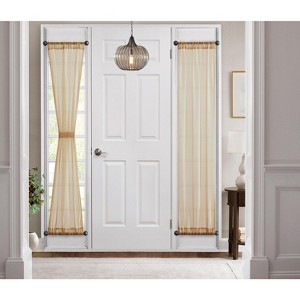 Sheer French Door Curtains - 1 of 4