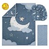 The Peanutshell Crib Bedding Set for Baby Boys and Girls, Celestial Serenity, 3 Pieces - 2 of 4