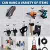 Munora - 10-Piece Heavy Duty Garage Storage Hooks - Utility J Wall Mount for Bicycles, Ladders & Garden Tools - 3 of 4