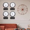 4 Pcs Silent Wall Clocks 10 Inch with Chalkboards and Marker for Home Kitchen School Office Reception Classroom Decor - 4 of 4