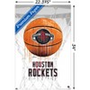 Trends International NBA Houston Rockets - Drip Basketball 21 Unframed Wall Poster Prints - 3 of 4