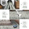 Soft Vintage Distressed Low Pile Washable Large Indoor Area Rug for Living Room Bedroom Dining Room - 4 of 4