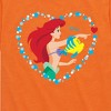 Girls' - Disney Princess - Ariel Short Sleeve Graphic T-Shirt - 2 of 4