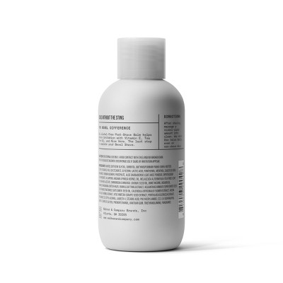 Bevel Men's Post Shave Balm, Alcohol-Free with Tea Tree Oil - 4 fl oz: Contains Aloe, Contains Vitamin E, For Sensitive Skin