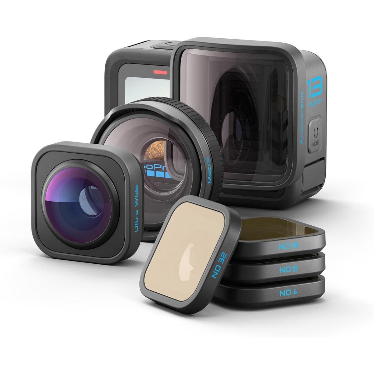 GoPro HERO13 Black - Waterproof Action Camera with 5.3K60 Video, 27MP Photo + Compatability with HB-Series Lenses