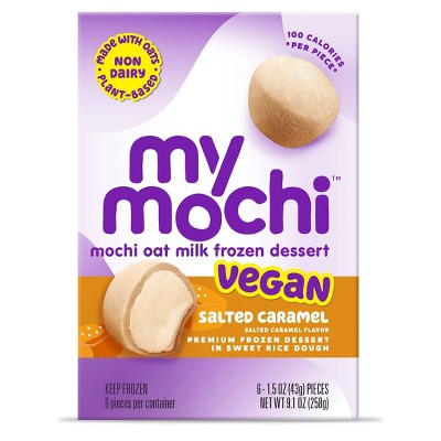 My/Mo Mochi Oat Milk Frozen Dessert Salted Caramel  - 6ct