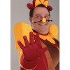 HalloweenCostumes.com 4X  Men  Disney Beauty and the Beast Plus Size Men's Cogsworth Costume., Orange/Red - 3 of 4