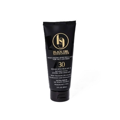 Black Girl Sunscreen Broad Spectrum Infused with Jojoba Oil - SPF 30 - 3 fl oz