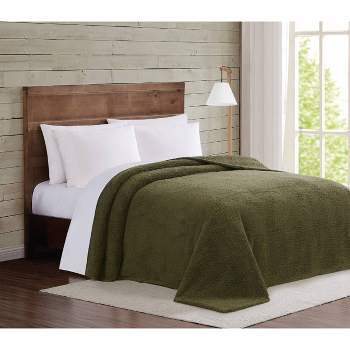 Marshmallow Faux Shearling Bed Blanket - Brooklyn Loom