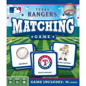 MasterPieces Officially Licensed MLB Texas Rangers Matching Game for Kids and Families - 1 of 4