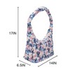 Disney Stitch Poses All-Over Print 17" Pink Quilted Ruched Tote Bag - 2 of 4