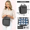 OPUX Insulated Lunch Box Adult Men Women, Thermal Cooler Bag Kids Boys Girls Teen, Soft Compact Reusable Small Work School Picnic - 3 of 4