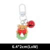 Unique Bargains Christmas Keychain Lobster Clasp Alloy Multicolor Resin - 2 of 3