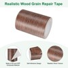 Unique Bargains Self Adhesive Realistic Wood Grain Durable Multi Use Masking Tape 1 Pc - 2 of 4