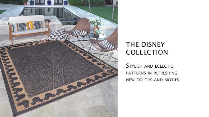 Mickey Mouse Medallion Outdoor Rug, 2 of 7, play video