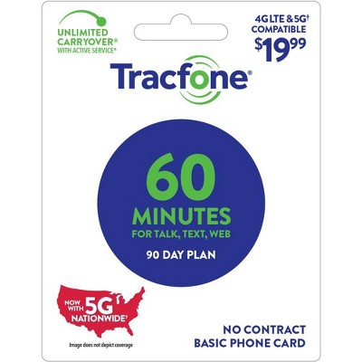Tracfone $19.99 60 Minutes Prepaid Card (Email Delivery)