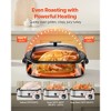 VEVOR Roaster Oven, 18QT Electric Roaster Oven, 150-450℉ Adjustable Temperature Electric Roasting Pan with Self-Basting Lid, Cool-Touch Handle,Silver - 4 of 4
