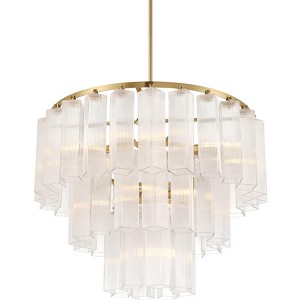 Possini Euro Design Possini Euro Marcie 31" Wide Soft Gold 3-Tier Chandelier - 1 of 4
