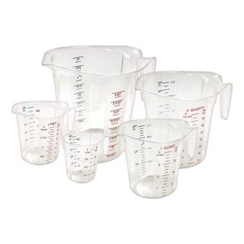 Unique Bargains Measuring Cup Including Ml Scale Ounce Scale Stainless  Steel Graduated Beaker With Handle For Lab Kitchen Liquids : Target