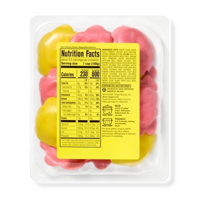 Flower Shaped Ravioli Pasta - 9oz