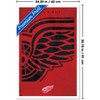 Trends International NHL Detroit Red Wings - Logo 25 Framed Wall Poster Prints - 3 of 4
