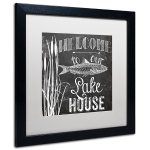Trademark Fine Art -Color Bakery 'Lake House I' Matted Framed Art - 1 of 4