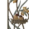 SPI Home Narrow Lovebirds in Nest Trellis – 33" Tall Cast Aluminum Outdoor Decor with 7.75" Spikes and Romantic Garden Detail - 3 of 4
