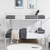 Full Over Full Bunk Bed, Heavy Duty Metal Frame, Built-in Ladder, Low Profile Design, Space-Saving-- Frevyn - 3 of 4