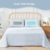 Cozy Bliss Dual-Sided Cooling Blanket, Lightweight Breathable Summer Comforter - 3 of 4