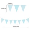 Unique Bargains Reusable Triangle Bunting Flags for Wedding Party Decorations 2 Pcs - 2 of 4
