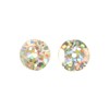 John Bead Flat Round Plastic Loose Sequins Hologram with Hole Craft Embellishments Champagne 10mm 450 Pieces - 2 of 4