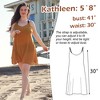 Solaris Women’s Beach Casual Mini Sundress, Backless Spaghetti Strap Mini Summer Dresses, Gift for Moms - 4 of 4