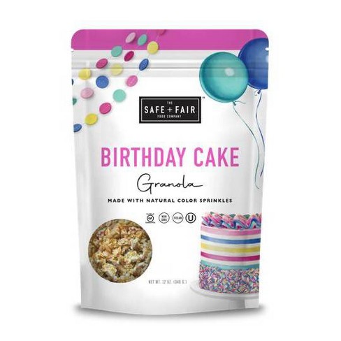 Safe + Fair Birthday Cake Granola - 12oz - image 1 of 1