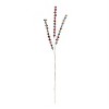 Jingle Bell Spray Set of 2 Holiday Stems 32 Inch Height Red and Green Christmas Decor By Melrose - 2 of 3
