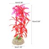 Unique Bargains Aquarium Plastic Plants for Fish Tank Landscape Decoration 3.94" 10 Pcs - 4 of 4
