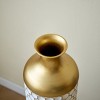 NicBex Vintage Floor Vases Set of 3, Metal Center Vase,  Large Standing Vase for Living Room Fireplace Hallway Corner - 4 of 4