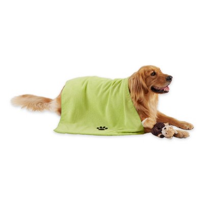 Dii Lettuce Green - Embroidered Paw Pet Towel