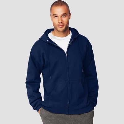 Hanes Men's Ecosmart Fleece Full-zip Hooded Sweatshirt : Target