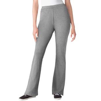 Woman Within Women's Plus Size Tall Stretch Cotton Bootcut Pant