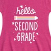 Girls' - Instant Message - Hello Second Grade Fit & Flair Cap Sleeve Dress - 2 of 4